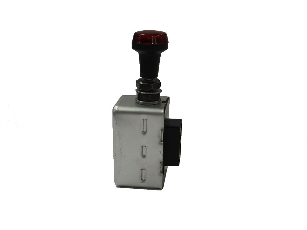 Warnlichtschalter mit Kontrollleuchte im Knopf 12 V, 21 W, Warnlichtschalter, Schalter, Elektrik, Traktorteile